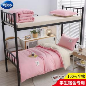 Disney Комплект постельного белья, 5 предметов [3 предмета + одеяло 2 кг + наполнитель для подушки], цвет розовый нефрит + хаки