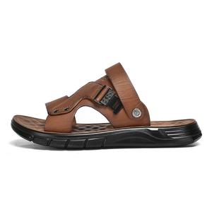 Mulinsen Пляжные сандалии мужские чёрные/хаки, цвет Khaki