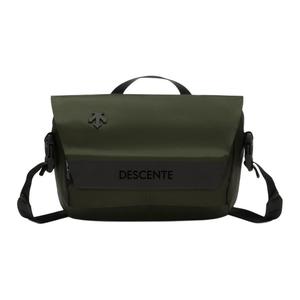 Слинговый рюкзак без вместимости для активного отдыха из ткани XPAC унисекс DESCENTE, хаки