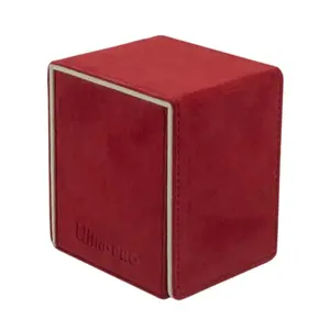 Коробка с откидной крышкой Vivid Deluxe Alcove - красный, Deck Boxes (Ultra Pro)