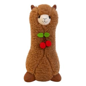 Плюшевая игрушка Meow Alpaca высотой 25см/35см/50см OLOEY, коричневый