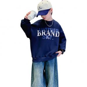 Детский свитшот с круглым вырезом Moderate EASTERN CAMEL, темно-синий