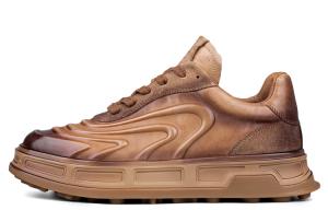 Легкие, дышащие, амортизирующие, низкие, повседневные мужские кроссовки LOHAN·SIR, Dark Brown