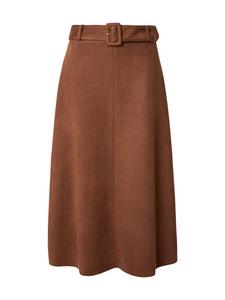 MORE & MORE Юбка 'Alcantara' в коричневом цвете