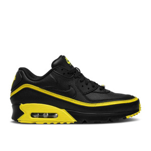 Кроссовки Nike UNDEFEATED X AIR MAX 90 'BLACK OPTIC YELLOW', черный