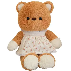 Мягкая и милая плюшевая кукла Cartoon Forest Lamb Rabbit Bear Warrior высотой 50 см MAOGEGE