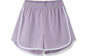 Шорты плетеные летние женские пыльно-фиолетовые Anta Variety Training Collection