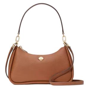 Сумка через плечо из зернистой кожи цвета личи, маленькая женская сумка-кроссбоди, пряничный человечек Kate Spade, basic set (bag+dust bag)