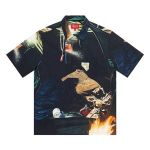 Рубашка Supreme Firecracker Rayon Short-Sleeve Shirt Firecracker, разноцветный