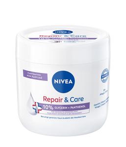 Крем для тела NIVEA Repair & Care Creme-Tiegel Parfümfrei, 400 ml