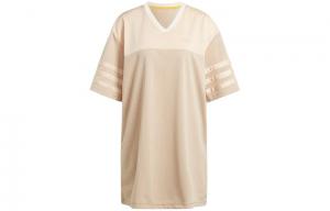 Платье с короткими рукавами женское Magic светло-коричневого/песочно-коричневого цвета Adidas