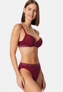 Брифы ELLE 3-PACK LEG LOGO, Schwarz Rot Dunkelrot/Light Pink