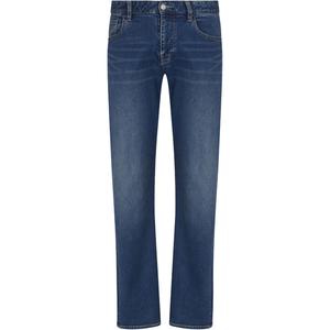 Джинсы с пятью карманами ARMANI EXCHANGE, синий