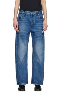 Studio Nicholson Синие джинсы Denjo