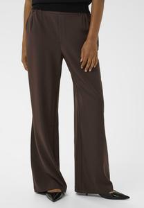 Брюки Kaffe KABEATRICE WIDE PANTS, Seal Brown/Dark Brown