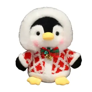Плюшевая кукла Holiday Limited Edition Christmas Penguin высотой 22 см Handsome, красный