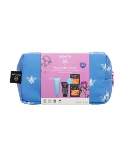 Увлажняющий флюид-крем Aqua Beelicious SPF3 + мини-крем Black Detox + экспресс-маска с медом Apivita