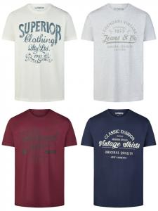 Набор из 4 разноцветных футболок RIVLeon