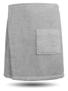 Короткий халат normani Mersin, серый