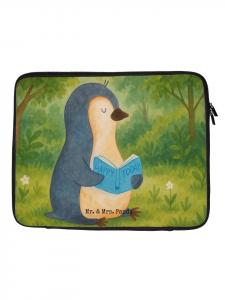 Mr. & Mrs. Panda Сумка для блокнота с изображением пингвина, без слогана, белого цвета