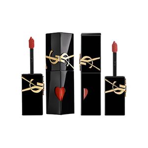 SAINT LAURENT Черная тюбик комбинация блеск для губ зеркальное покрытие увлажнение сияние 5,5мл*2