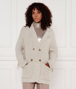 Кардиган в мастике Loose fit Marella Sport, желтый