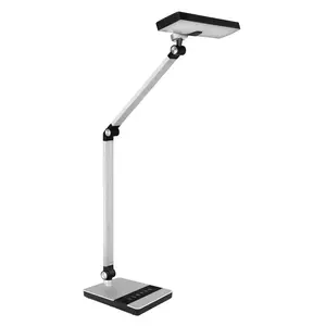 Светильник LED настольная лампа DALLY LED-модуль 1 шт., теплый - холодный белый, настольная лампа для рабочего стола, офис, рабочая комната Globo Lighting, черный