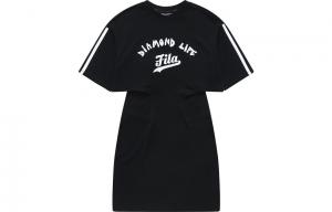 FILA FUSION INLINE Short Sleeved Dress Women's Jet Black