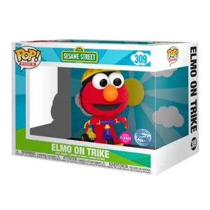 Эксклюзивная фигурка Funko Rider Barrio Sesamo Elmo On Trike, мультиколор