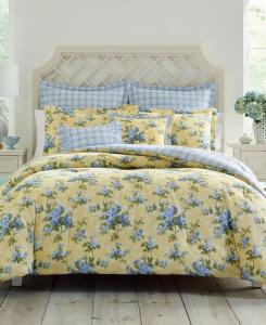 Комплект постельного белья cassidy из 7 предметов, размер king Laura Ashley, Yellow