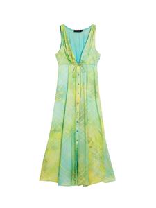 Платье Desigual, зеленый