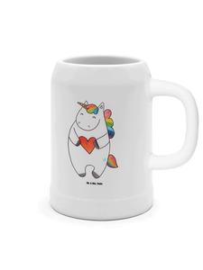 Пивная кружка в форме единорога без надписи, белая Mr. & Mrs. Panda
