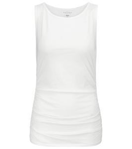 Майка Ally из эластичного хлопка Velvet, белый