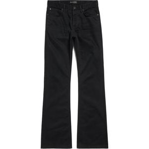 Джинсы Mid Waisted Straight Leg Balenciaga, черный