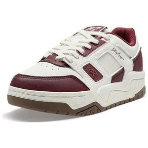 XTEP Кроссовки для скейтбординга с антискользящей амортизацией, женские, белые, красные