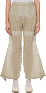 Бежевые брюки Wander ISSEY MIYAKE