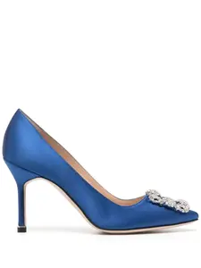 Декорированные туфли Hangisi 90 Manolo Blahnik, синий