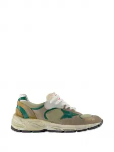 Кроссовки Running Dad New из замши GOLDEN GOOSE, бежевый