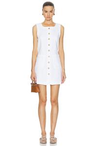 Мини-платье Emma на пуговицах Posse, цвет Ivory