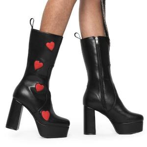 Ботинки на платформе с надписью Game Of Love Lamoda, мультиколор