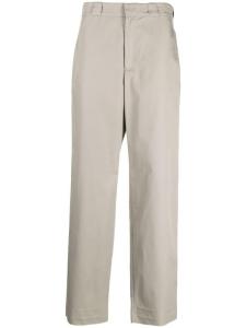 Прямые брюки с нашивкой-логотипом Givenchy, серый