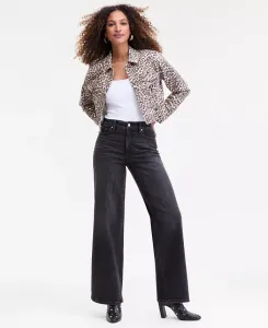 Женские джинсы High-Rise Wide-Leg I.N.C. International Concepts, черный