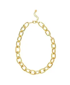 Полированное цепочное ожерелье Rivka Friedman, gold