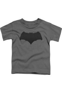 Детская футболка с коротким рукавом и логотипом Бэтмена из фильма «Бэтмен против Супермена» Gildan, charcoal