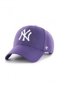 Кепка с козырьком MLB New York Yankees 47 Brand, фиолетовый