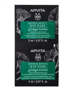 Маска для контура глаз от темных кругов и мешков под глазами Express Beauty Apivita