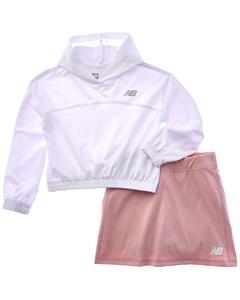 New Balance комплект из двух предметов: топ и самокат, белый