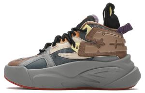 FILA FUSION THE MASH Low Top Винтажные баскетбольные кроссовки женские синий черный, цвет Blue Black