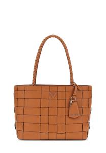 Сумка-шоппер Guess SHOPPER MAYLEE OPTIK, Karamell/Brown