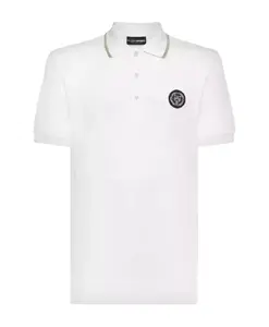 Белая рубашка поло SS Tiger Plein Sport, белый